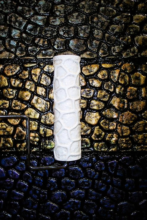 Concrete Texture Rollers - Wall Stone & Cobble Stone Concrete Roller Kit