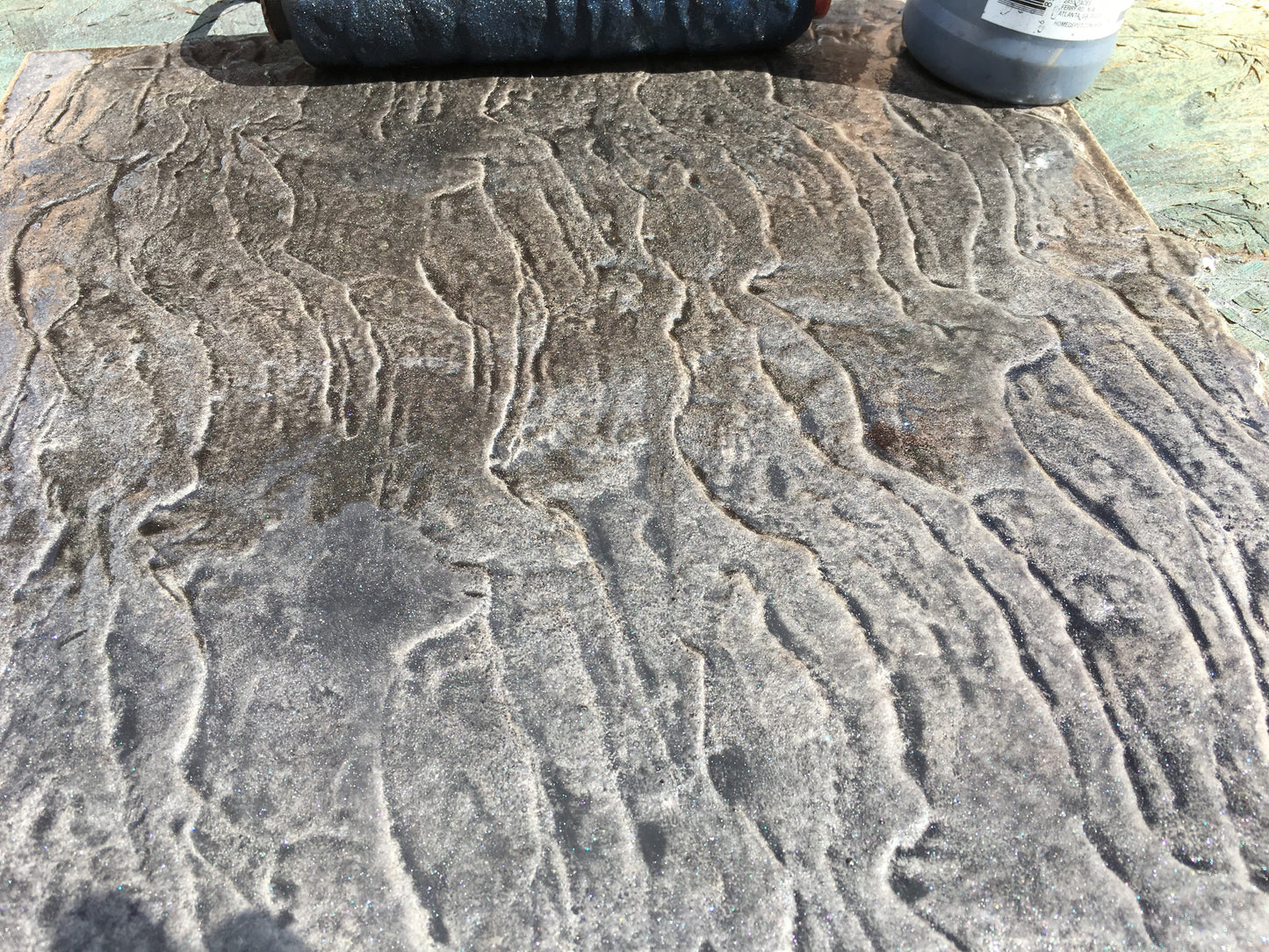 Concrete Texture Rollers - The "Original" Medium Italian Slate Concrete Texture Roller