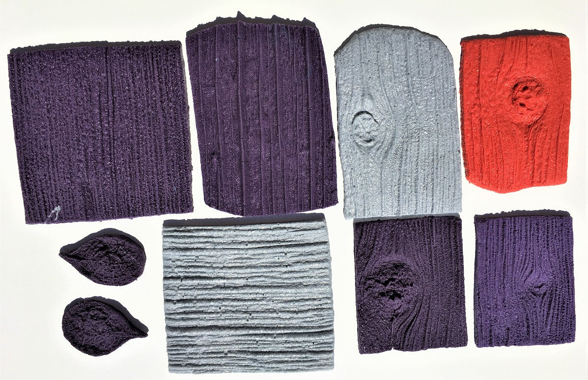 Best Concrete Wood Stamp Kit, 9 Piece Wood Grain & Knots Stamp Kit