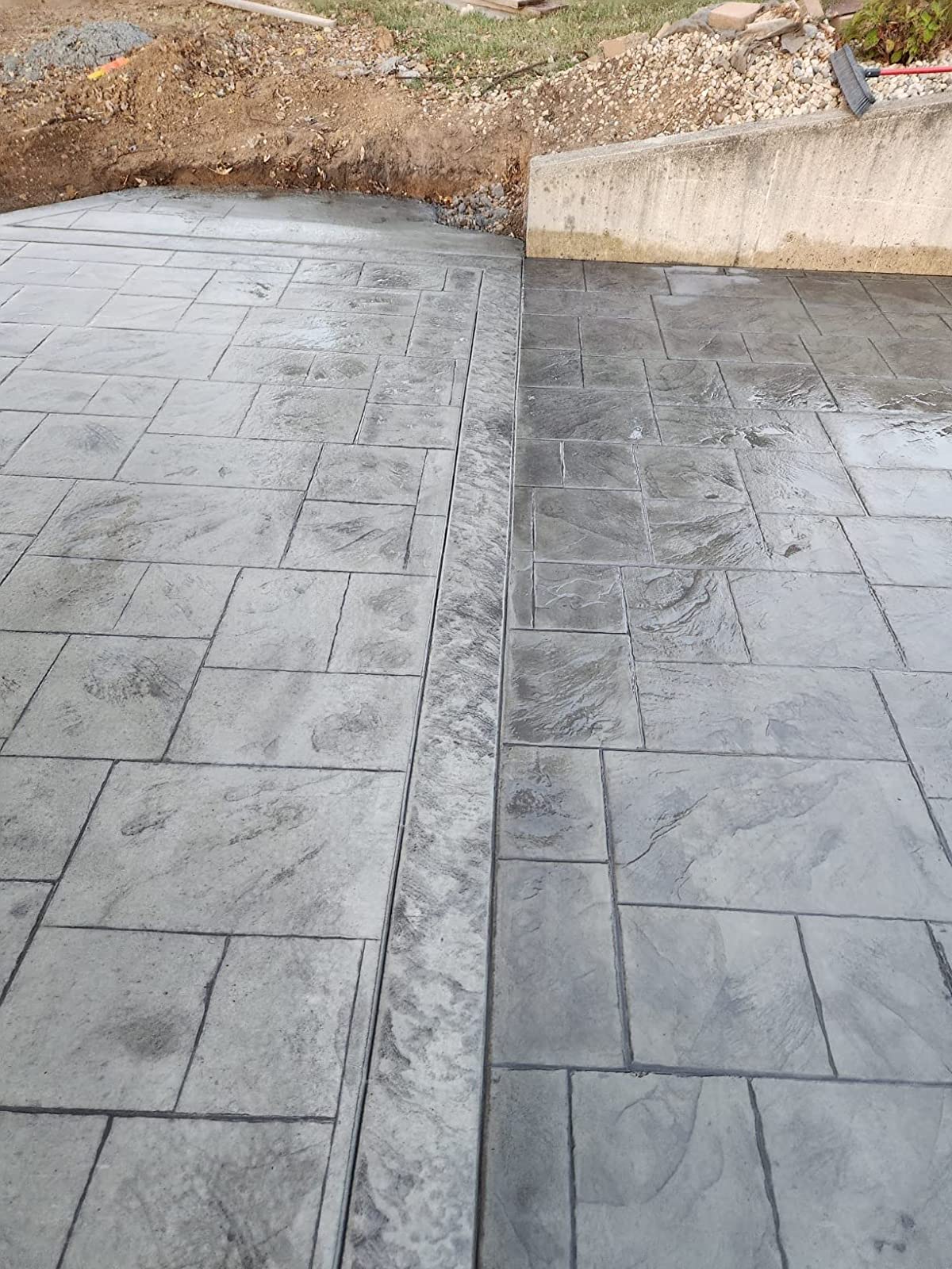The "Original" Medium & Narrow Italian Slate Concrete Texture Roller Set