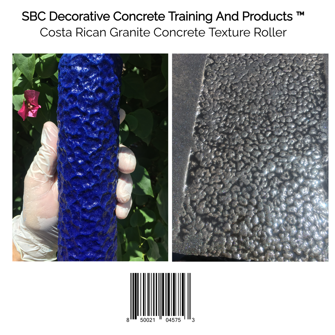 Concrete Texture Rollers- Pro Concrete Texture Roller Kit