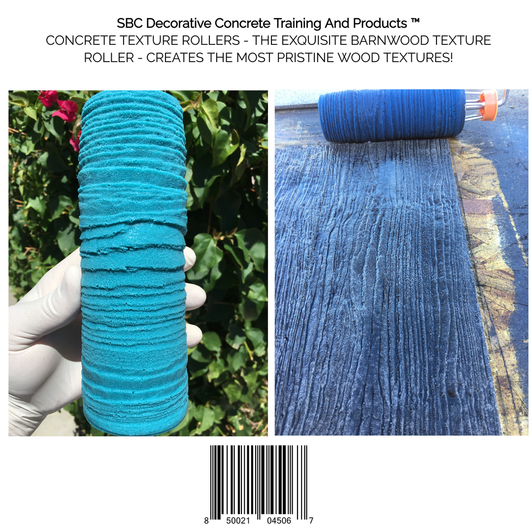 Concrete Texture Rollers- Pro Concrete Texture Roller Kit