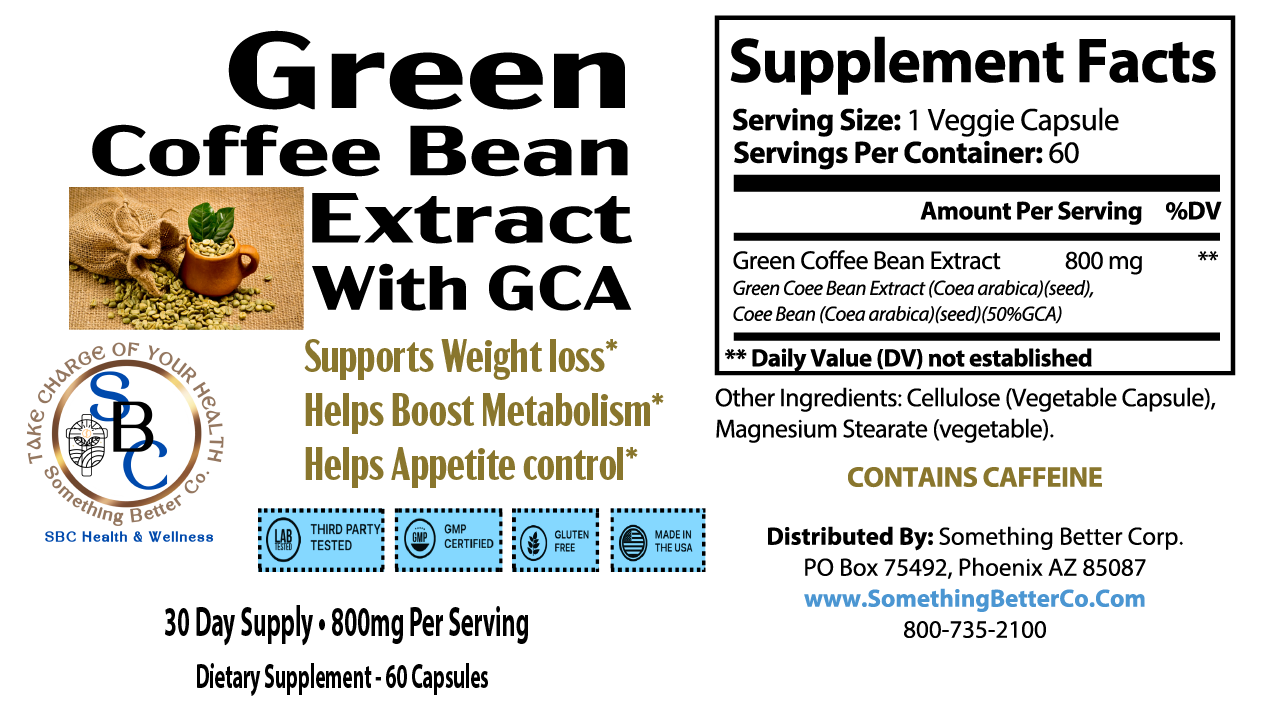 Green Coffee Bean Extract With GCA