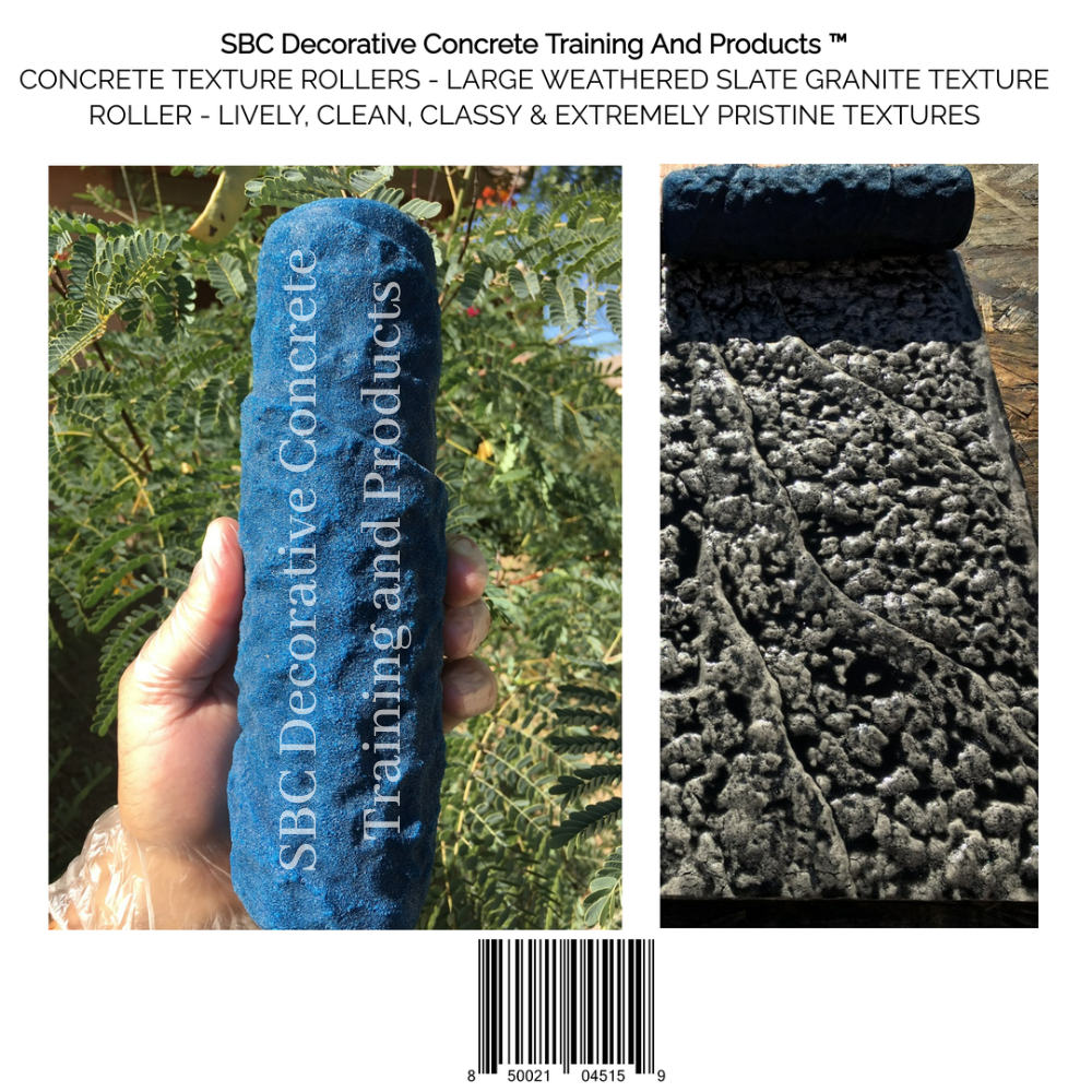 Concrete Texture Rollers- Pro Concrete Texture Roller Kit