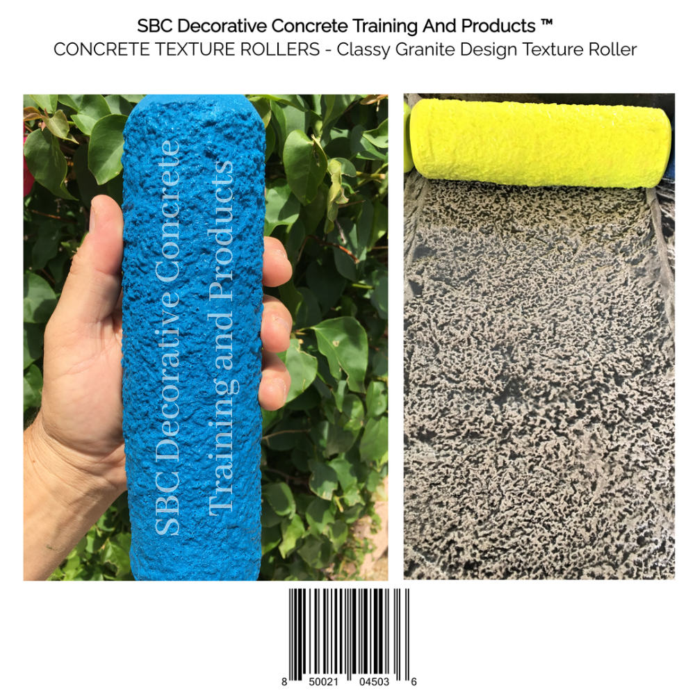Concrete Texture Rollers- Pro Concrete Texture Roller Kit