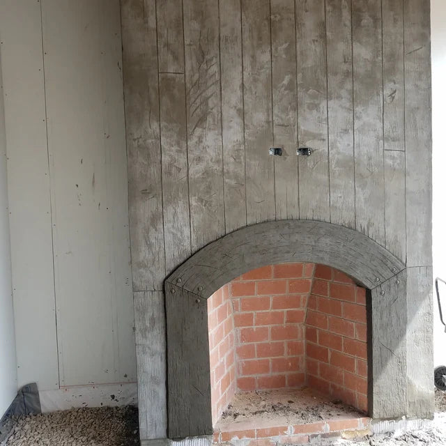 Concrete Texture Rollers - The Exquisite Barnwood Concrete Texture Roller - Creates The Most Pristine Wood Textures!
