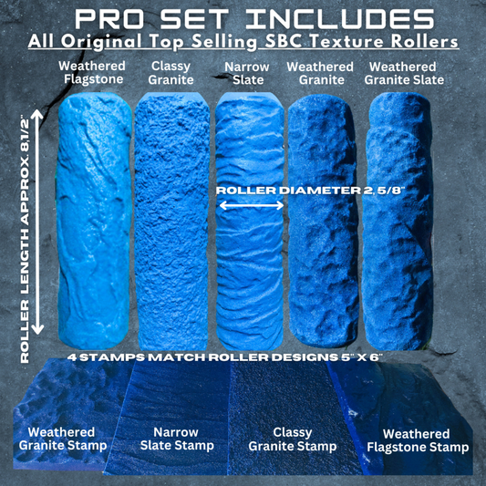 Masonry Stamps, Concrete Texture Rollers