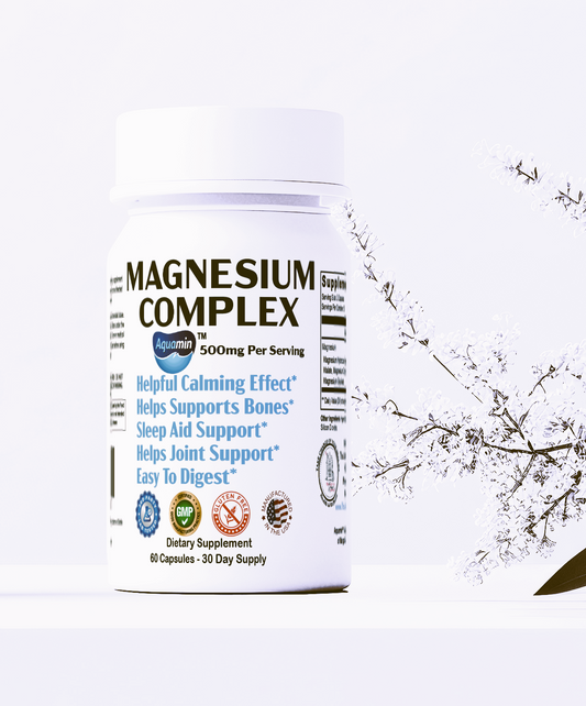 Magnesium Complex, Glycinate, Citrate, Malate With Aquamin
