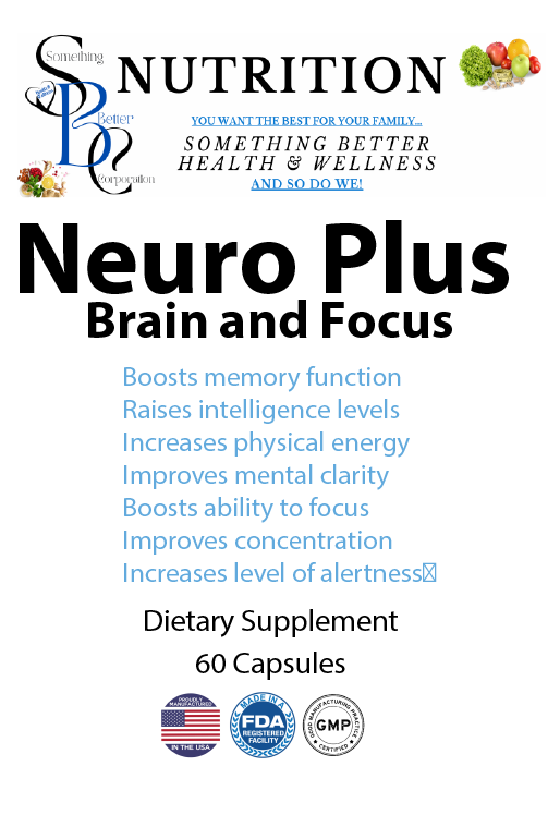 Neuro Plus Brain Health Supplements - 60 Capsules