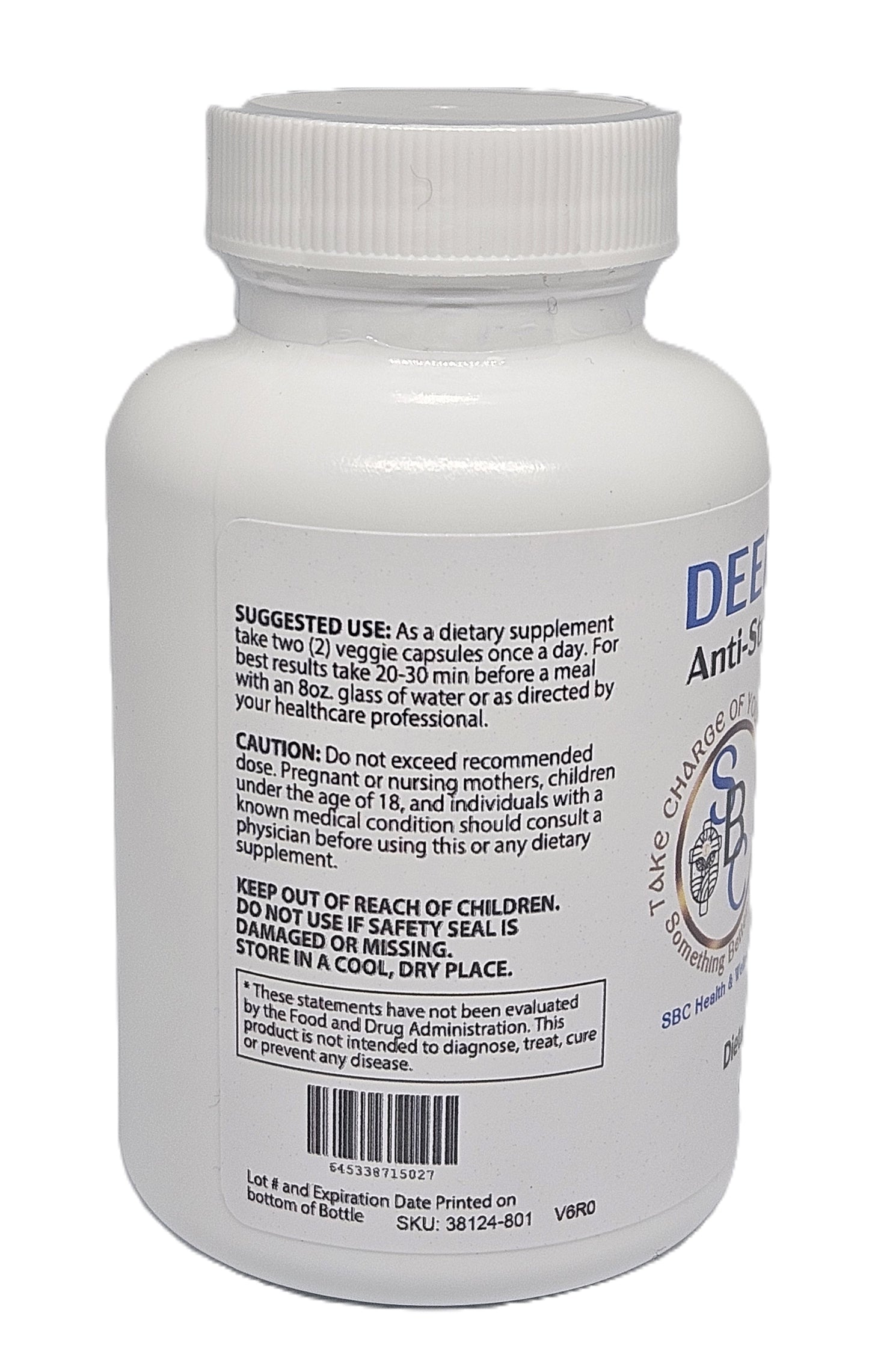 Deep Calm - Anxiety Relief Supplement - 60 Capsules