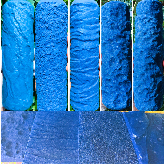 Concrete Texture Rollers-Best masonry texture roller Pro Kit-5 Rollers, 4 Stamps-Use For Forming Concrete Into Realistic Stone Textures