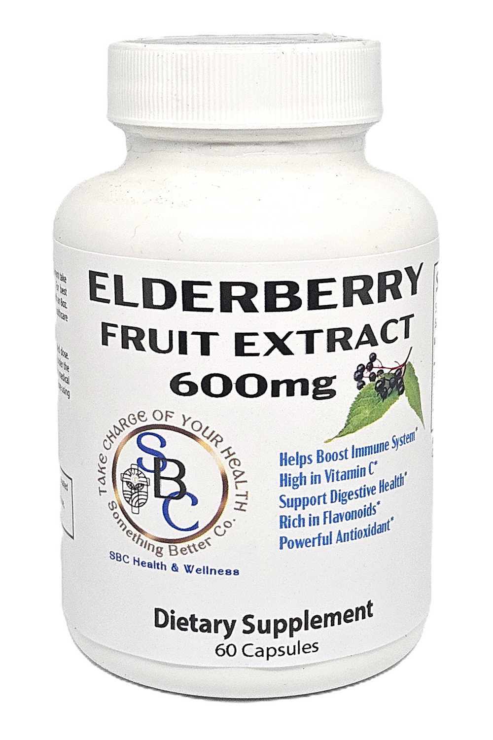 Elderberry Vitamin Supplement - 60 Capsules