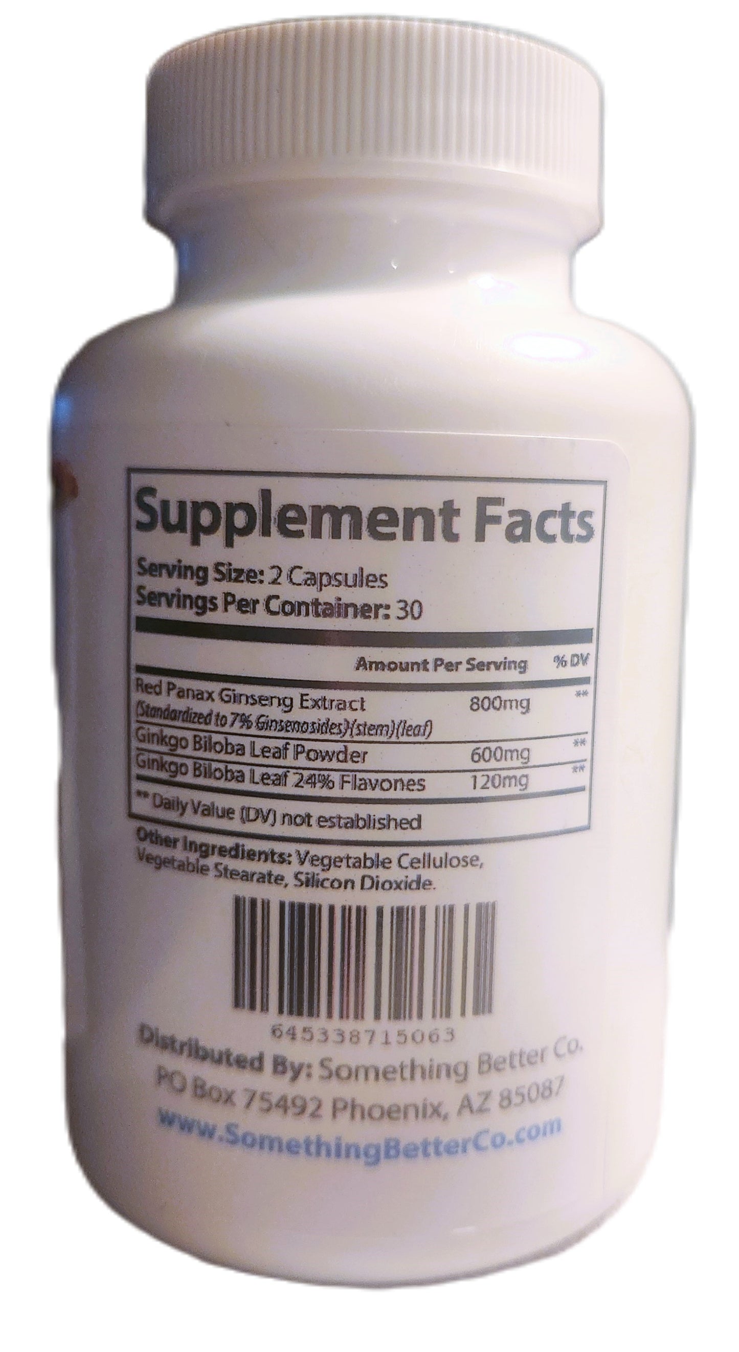 Ginkgo+Ginseng Herbal Supplement