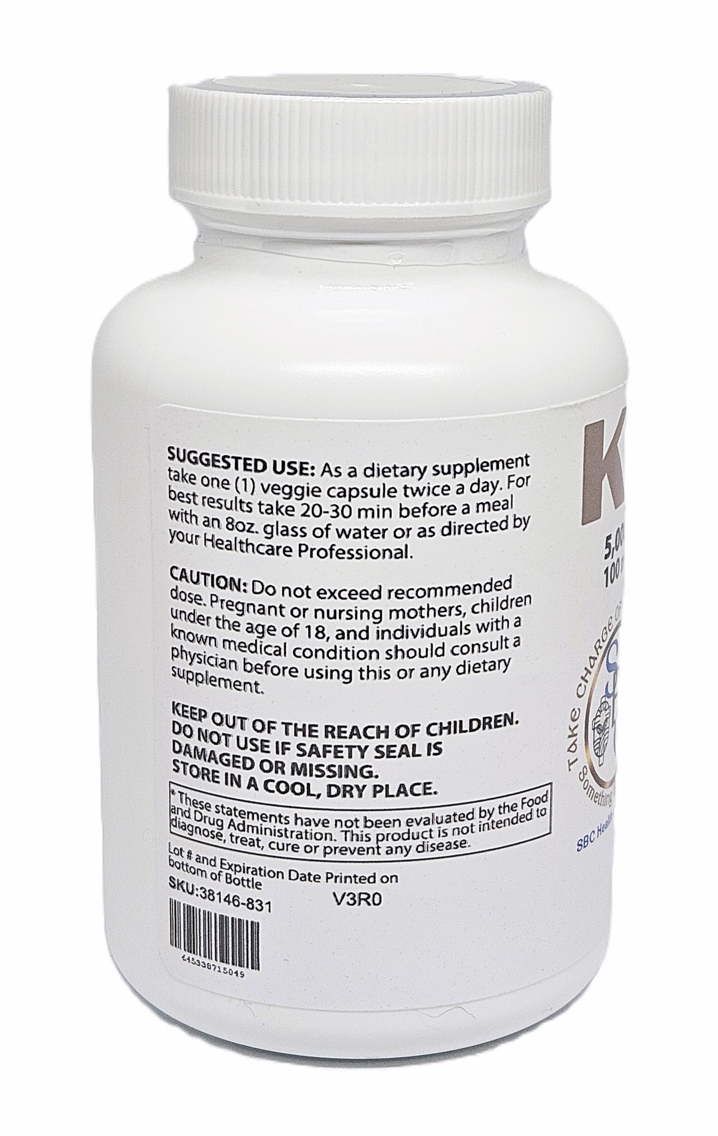K2 - D3 Vitamin Supplement - 60 Capsules