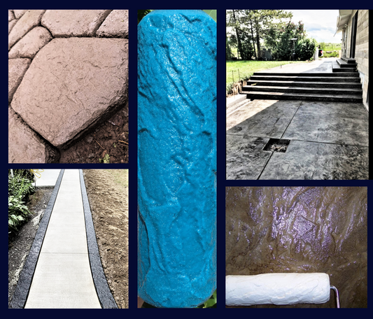 Concrete Texture Rollers–The "Original" Weathered Flagstone Texture Roller